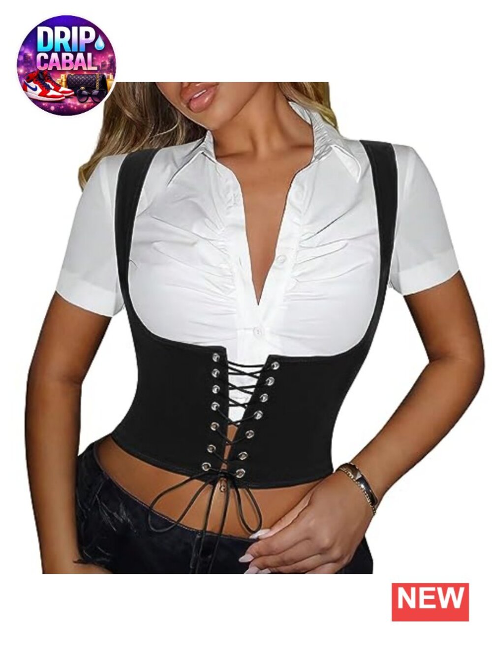 Velvet Lace Up Corset Bustier Waist Trainer Belt Steampunk Underbust